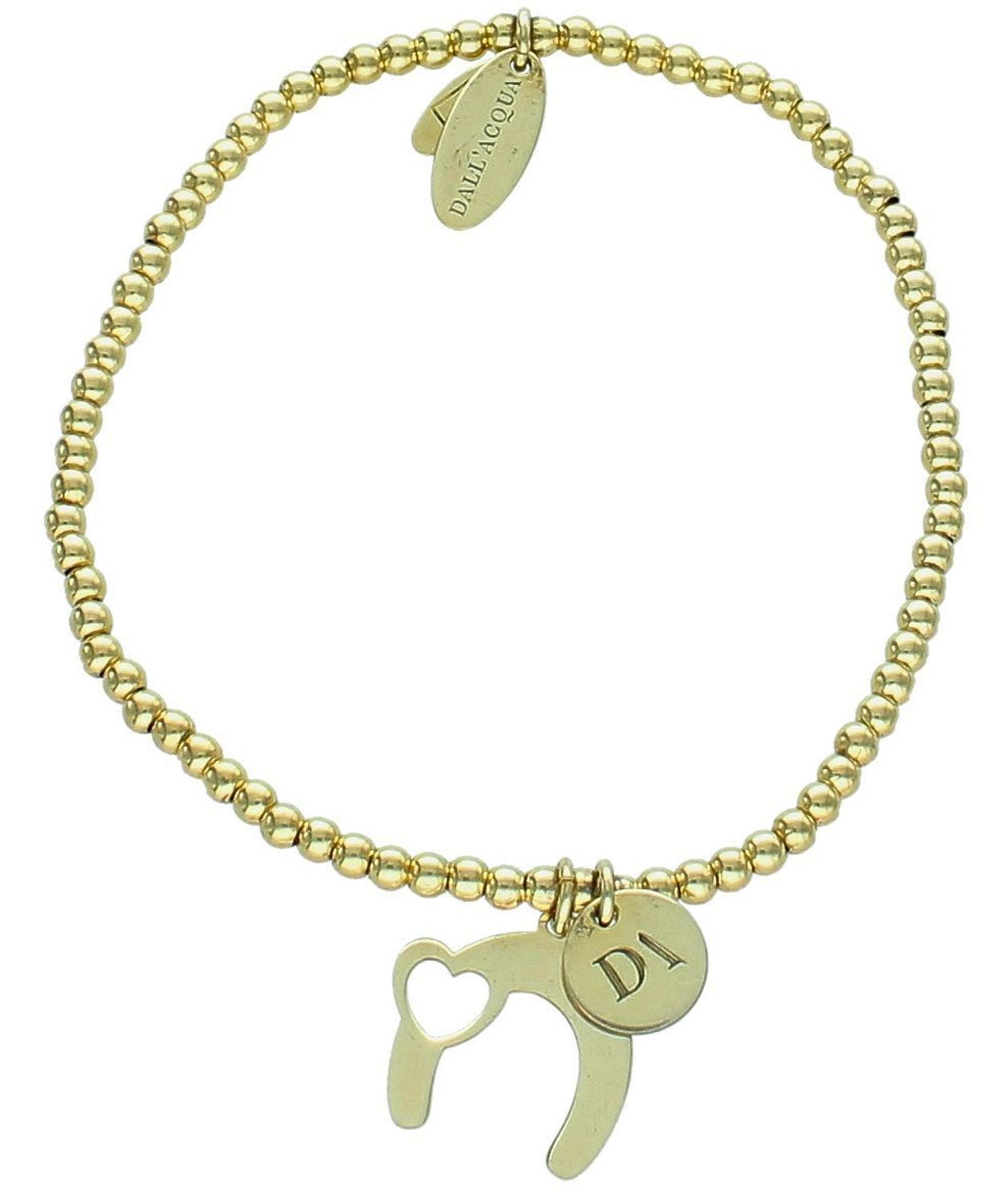 Bransoletka srebrna kuleczki z podkową Dall'Acqua ✓Srebrne Bransoletki Damskie w Sklepie z Biżuterią zegarki-diament.pl✓Piękne i Eleganckie Bransoletki dla Kobiet✓Prawdziwe Srebro✓Darmowa wysyłka✓1.jpg